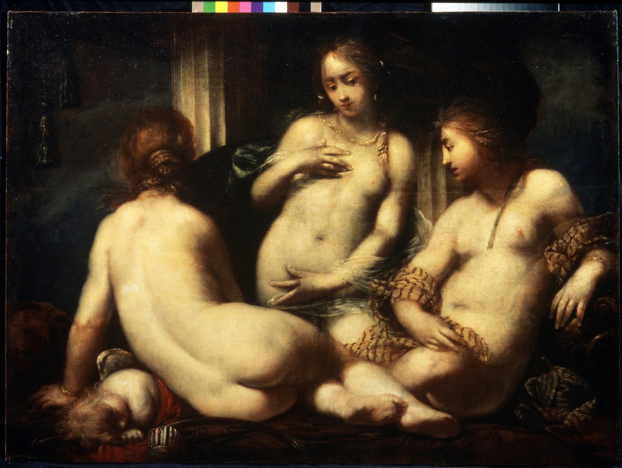 De drie gratiën door Sebastiano Mazzoni