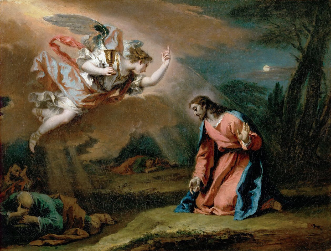 De doodsangst in de tuin door Sebastiano Ricci
