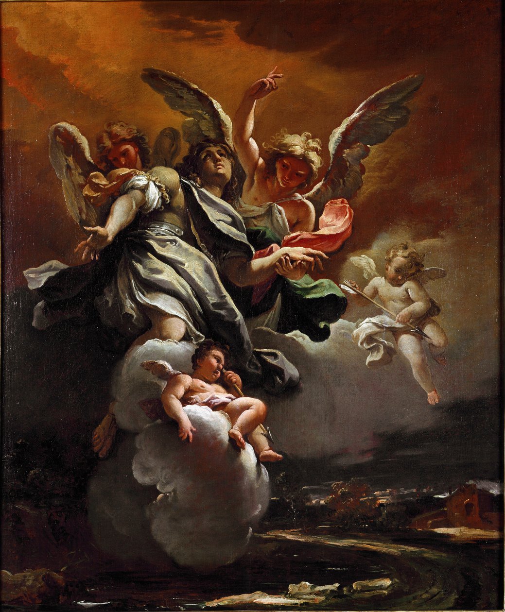 De apotheose van St. Sebastiaan door Sebastiano Ricci