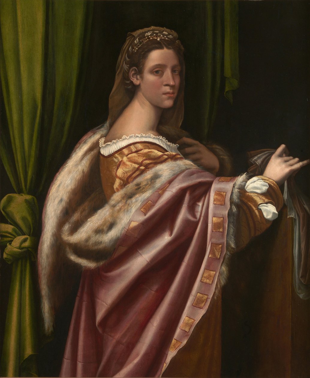 Portret van een dame, 1540s door Sebastiano del Piombo