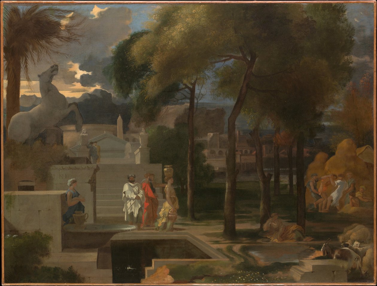 Een klassiek landschap door Sébastien Bourdon