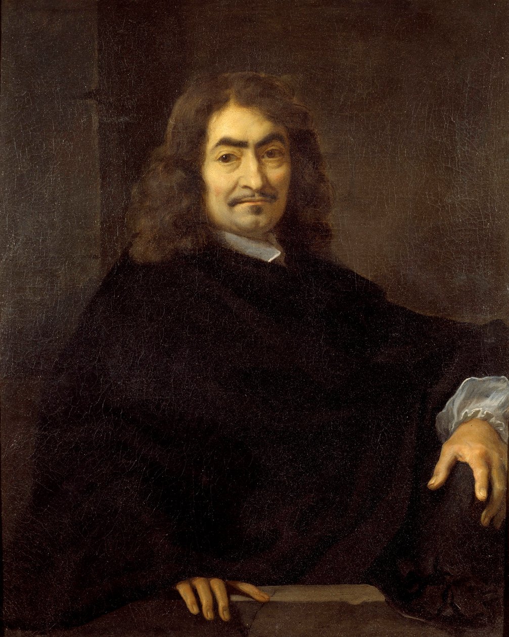 Vermoedelijk portret van de filosoof René Descartes door Sébastien Bourdon