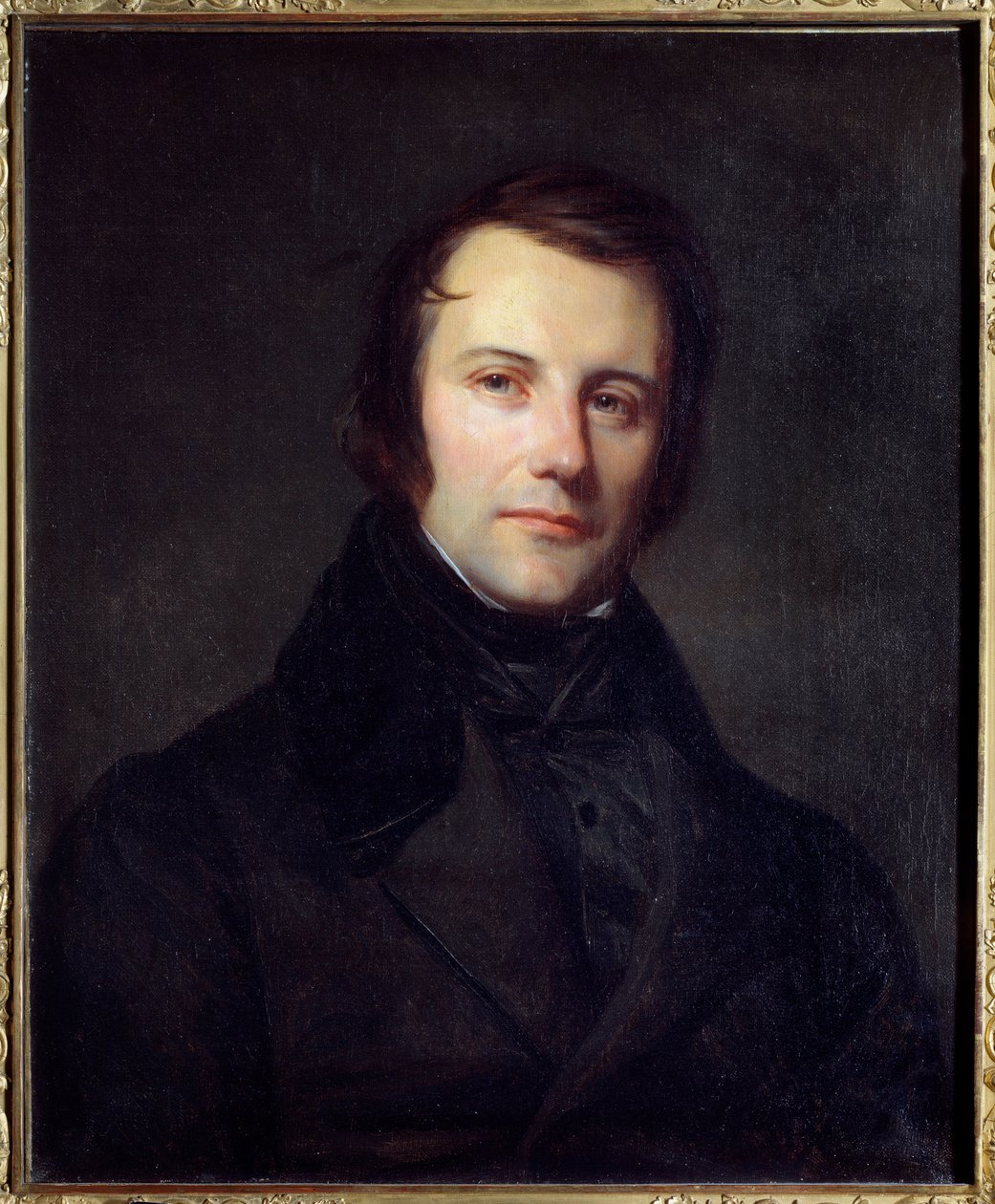 Portret van Edgar Quinet (1803-1875) afgevaardigde in 1848 door Sebastien Melchior Cornu