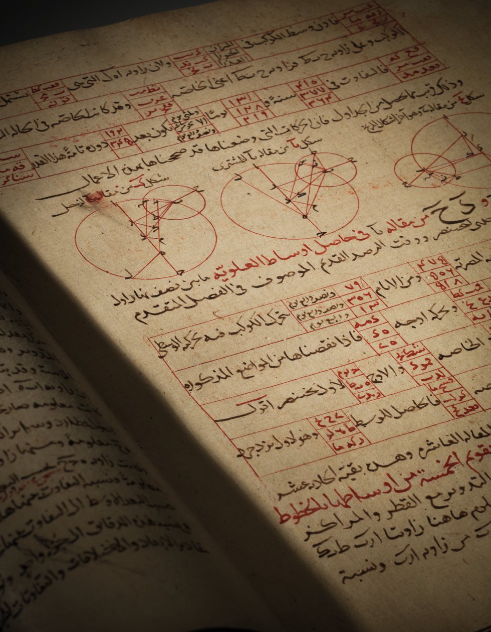 Een Compendium van Verhandelingen over Astronomie en Wiskunde door Nasir Al-Din Muhammad bin Al-Hasan Al-Tusi door Seljuq Dynasty