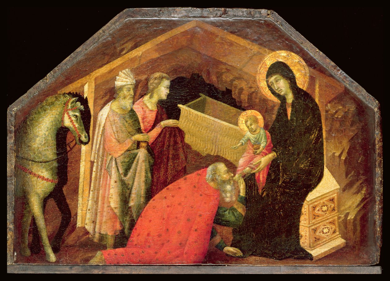 De Aanbidding der Wijzen door Seminary Madonna Master