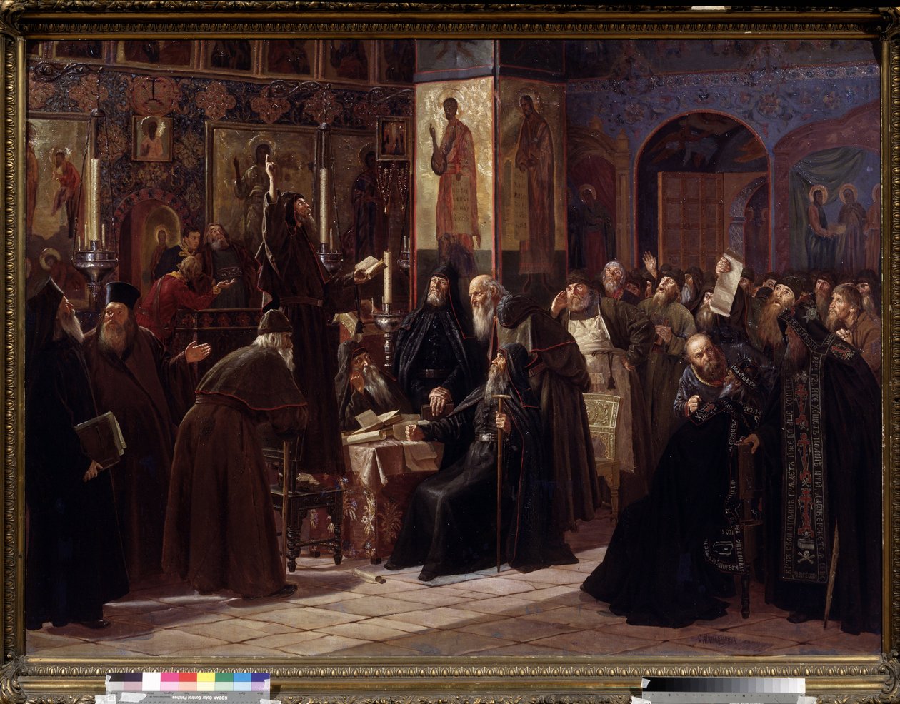 De opstand van het Solovetsky-klooster in 1666 door Sergei Dmitrievich Miloradovich