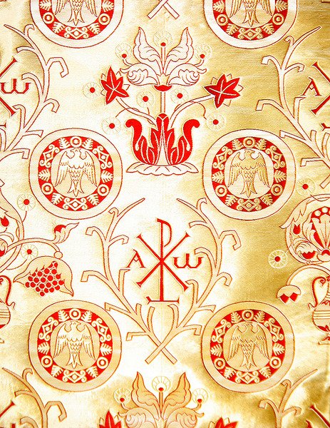 Olovyanishnikov Manufactory Gouden Satijn, begin 20e eeuw door Sergei Vashkov
