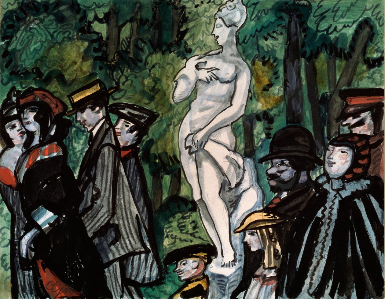 In de zomertuin door Sergei Yurevich Sudeikin