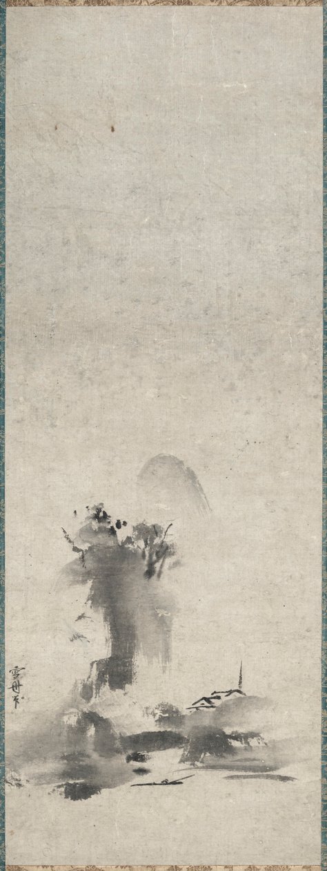 Haboku, Gespatte inktlandschap door Sesshû Tôyô
