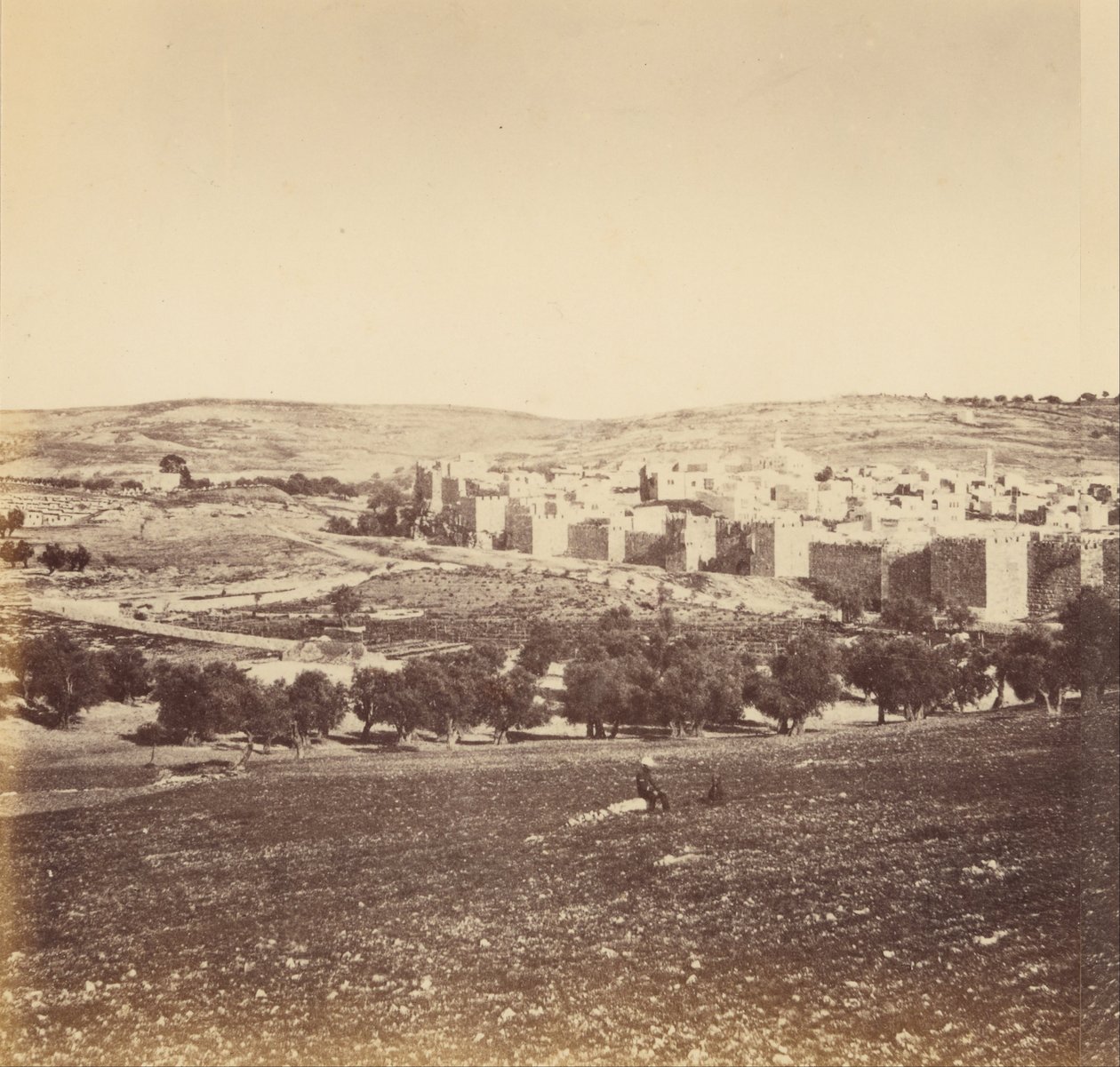 Panoramisch uitzicht op de stad - Algemeen uitzicht op de stad vanuit het noorden door Sgt. James M. McDonald