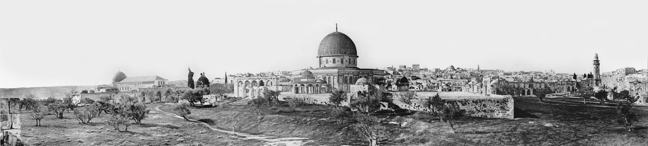 Panorama van Jeruzalem, 1865 door Sgt. James M. McDonald