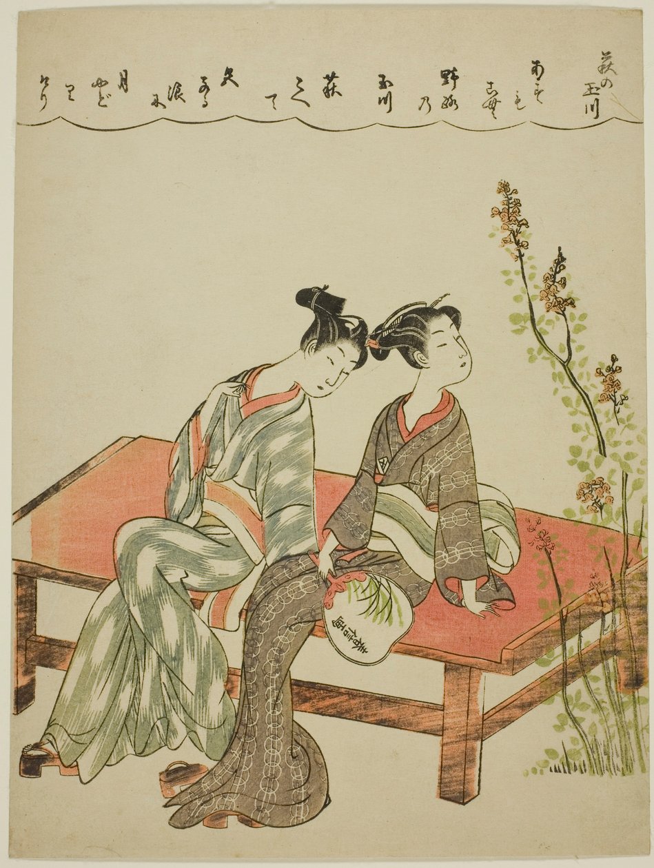 De Hagi Juweelrivier, uit een ongetitelde serie van Zes Juweelrivieren door Shiba Kokan