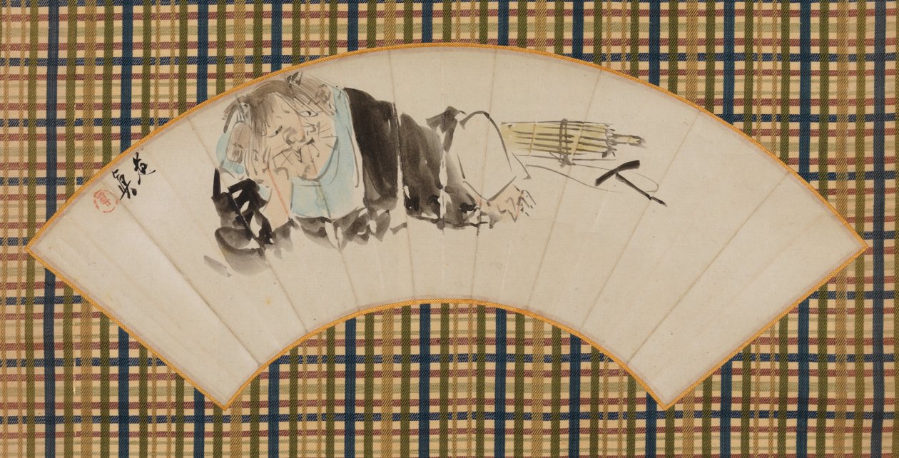 Teufelsbeschwörung door Shibata Zeshin
