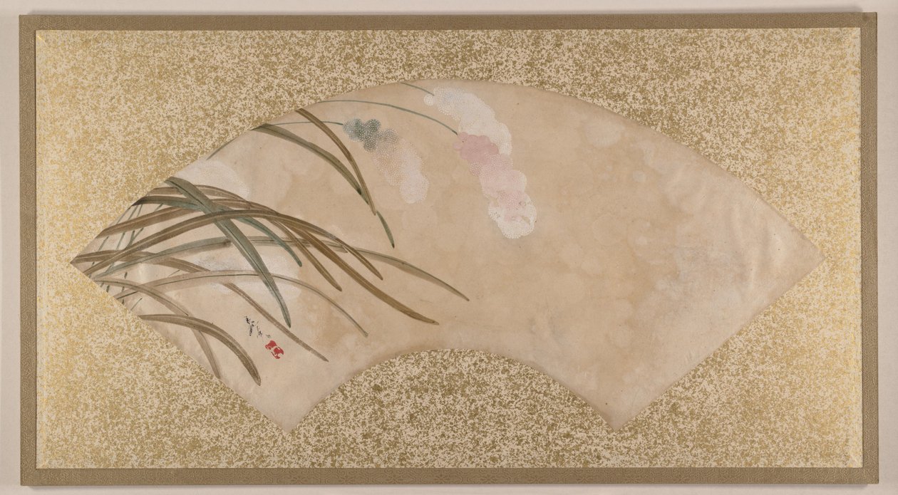 Bloemen en bladeren door Shibata Zeshin