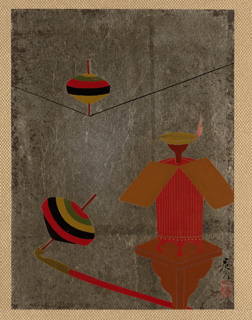 Kreisel door Shibata Zeshin