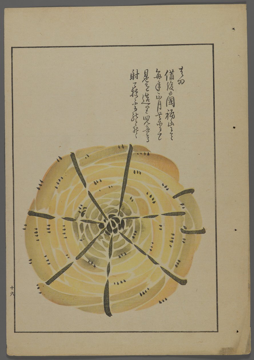 Japanse speelgoed, uit Unai no tomo (Vrienden van een kind) door Shimizu Seifu, 1891-1923. Touw windmolen. door Shimizu Seifu