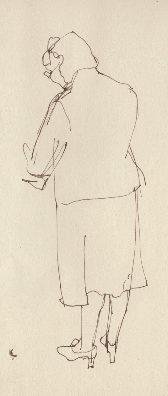 Vrouw van Achteren, c1950 door Shirley Markham