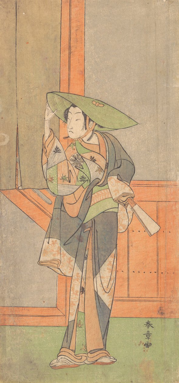 De Eerste Nakamura Tomijuro in de Rol van Izaemon door Shunsho