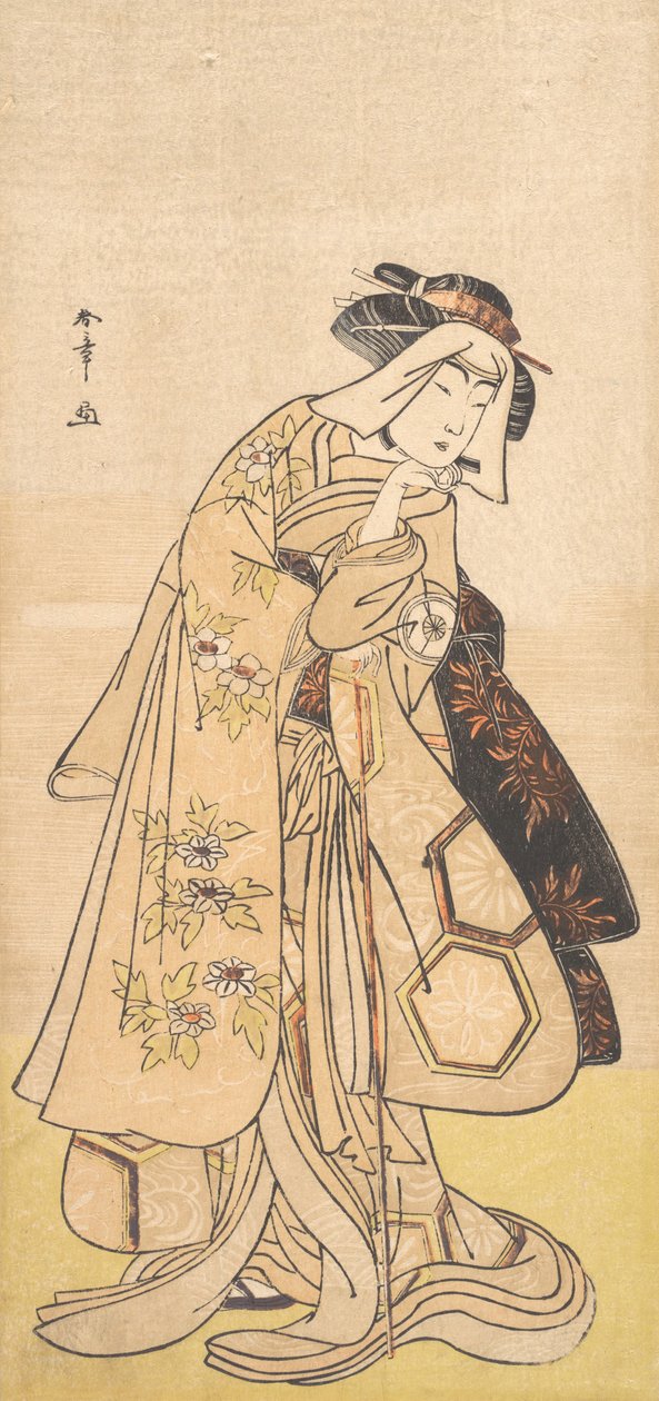 De Vierde Iwai Hanshiro als Vrouw door Shunsho