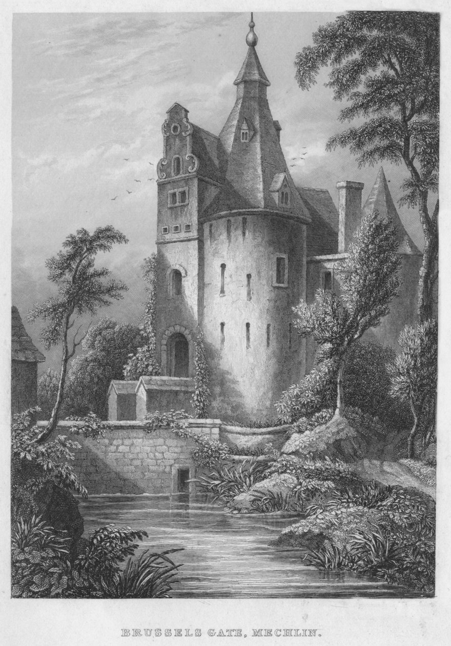 Brusselse poort, Mechelen door Shury and Son
