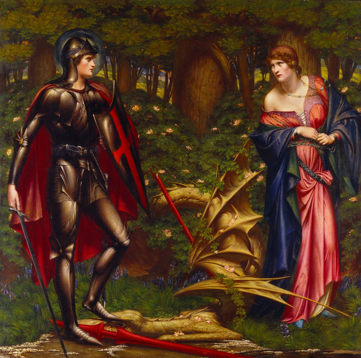 Sint Joris en de Draak door Sidney Meteyard