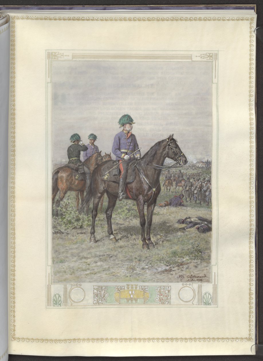 Hulde ter gelegenheid van het 50-jarig regeringsjubileum van keizer Franz Joseph I 1898 door Siegmund L