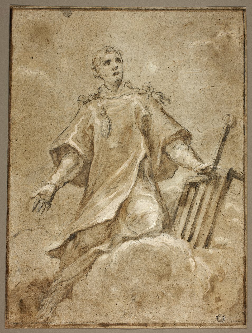 Sint Laurentius in Glorie door Sigismondo Caula