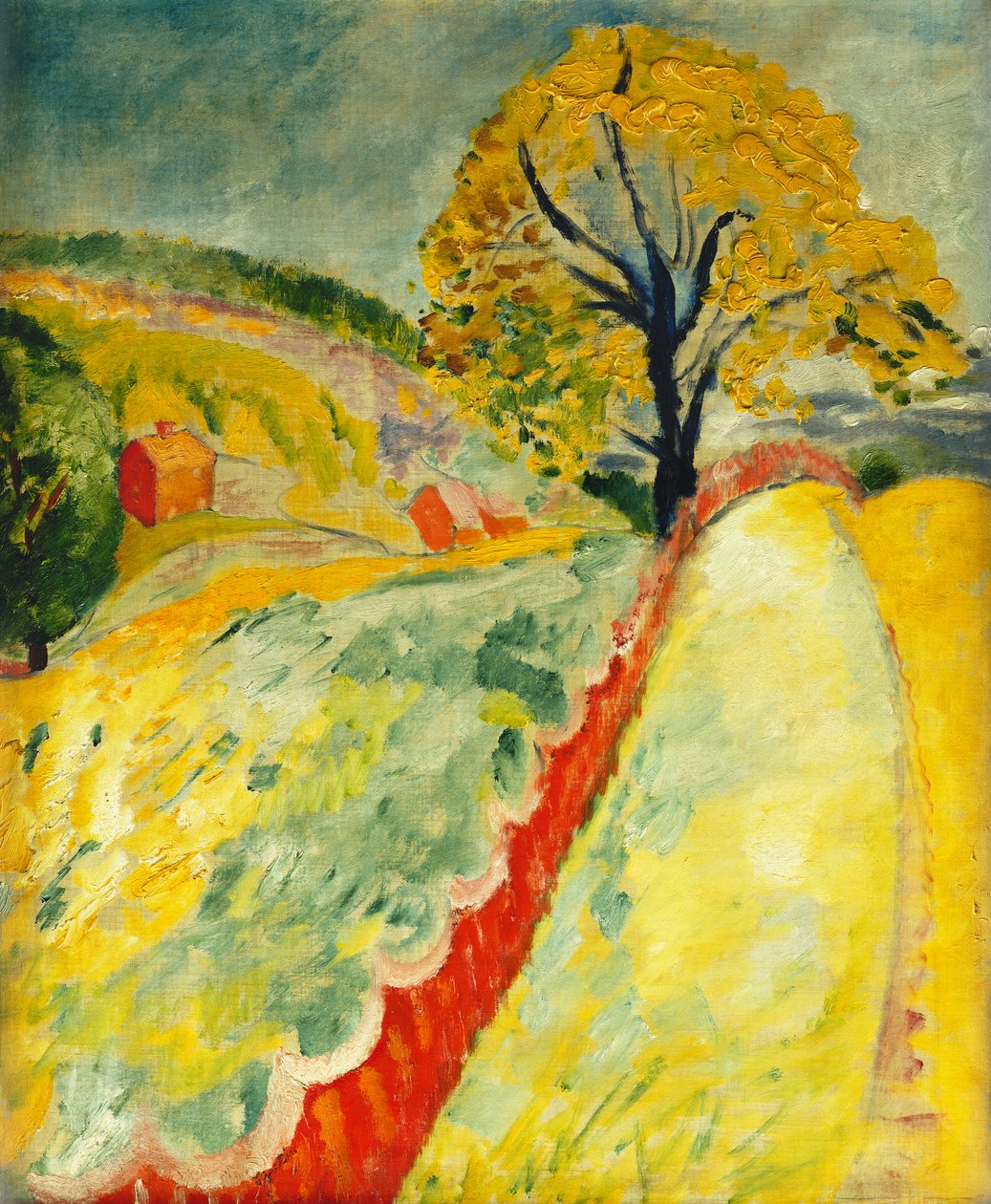 Een uitgestrekt landschap door Sigrid Hjerten