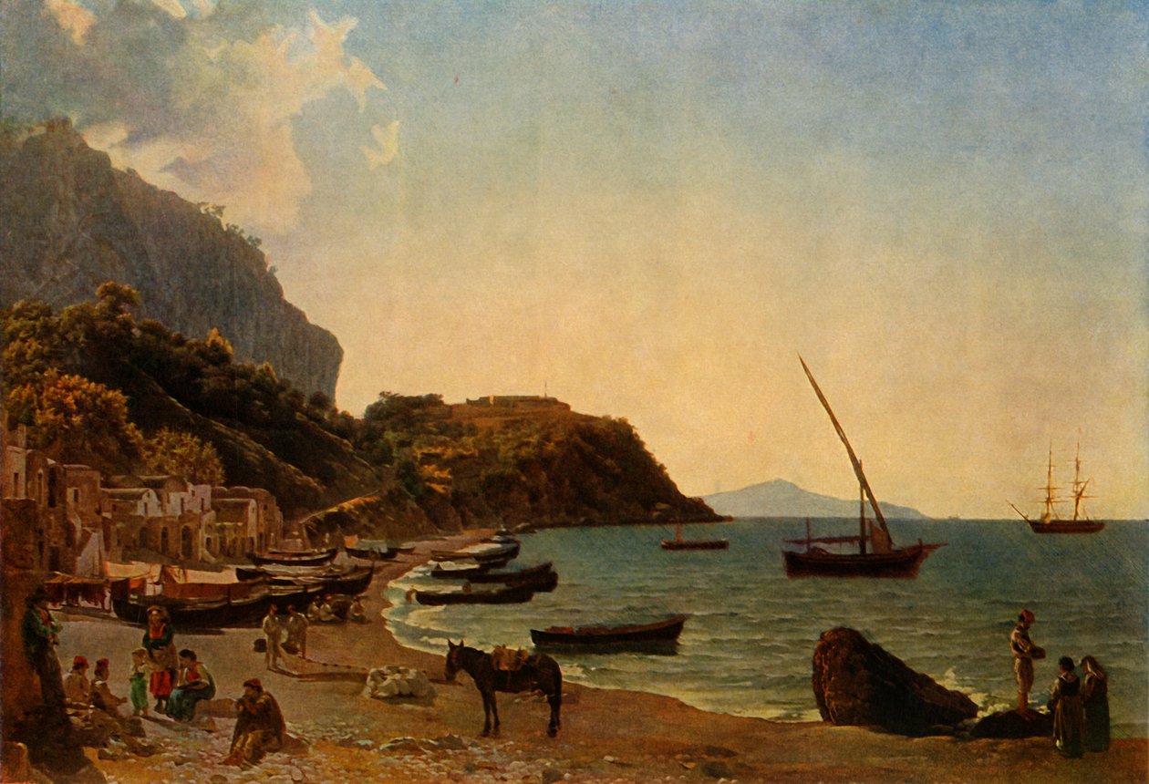 De grote baai van Sorrento, 1827-1828, 1965 door Sil