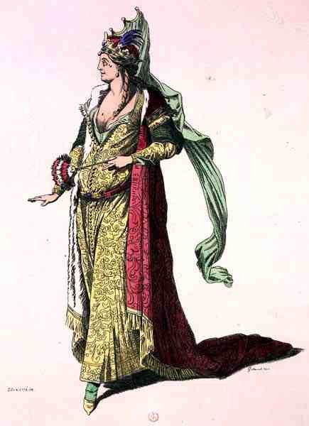 Theaterkostuum, facsimile door A. Guillaumot Fils door Silvestre (after)