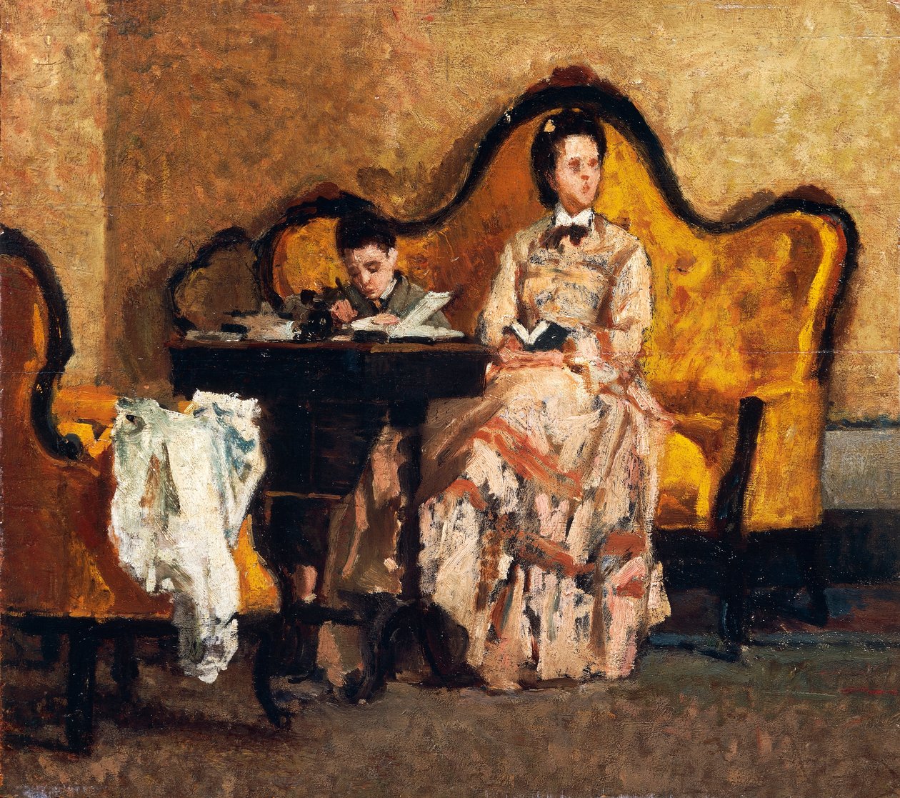 Huiswerk, door Silvestro Lega door Silvestro Lega