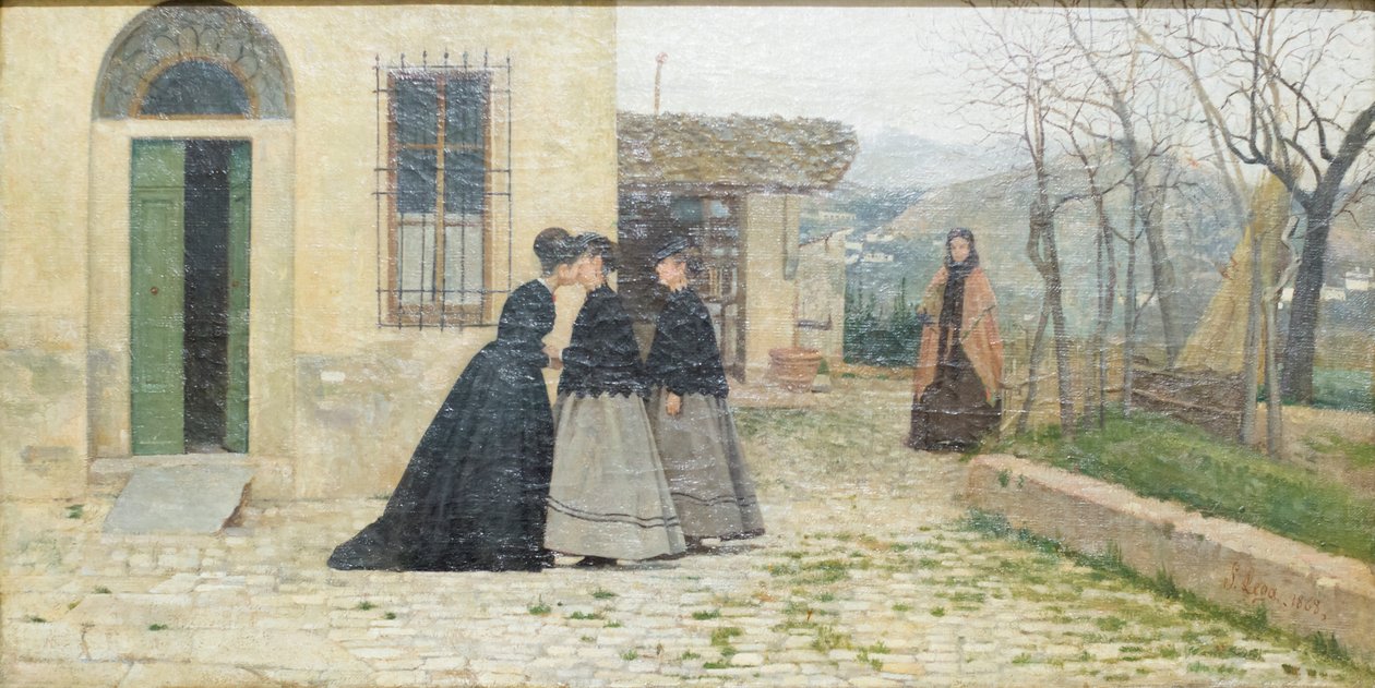 Het bezoek door Silvestro Lega