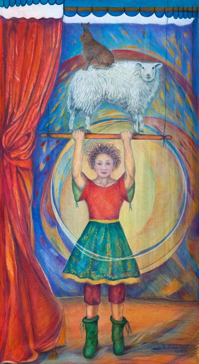 Acrobaten, 2013 door Silvia Pastore