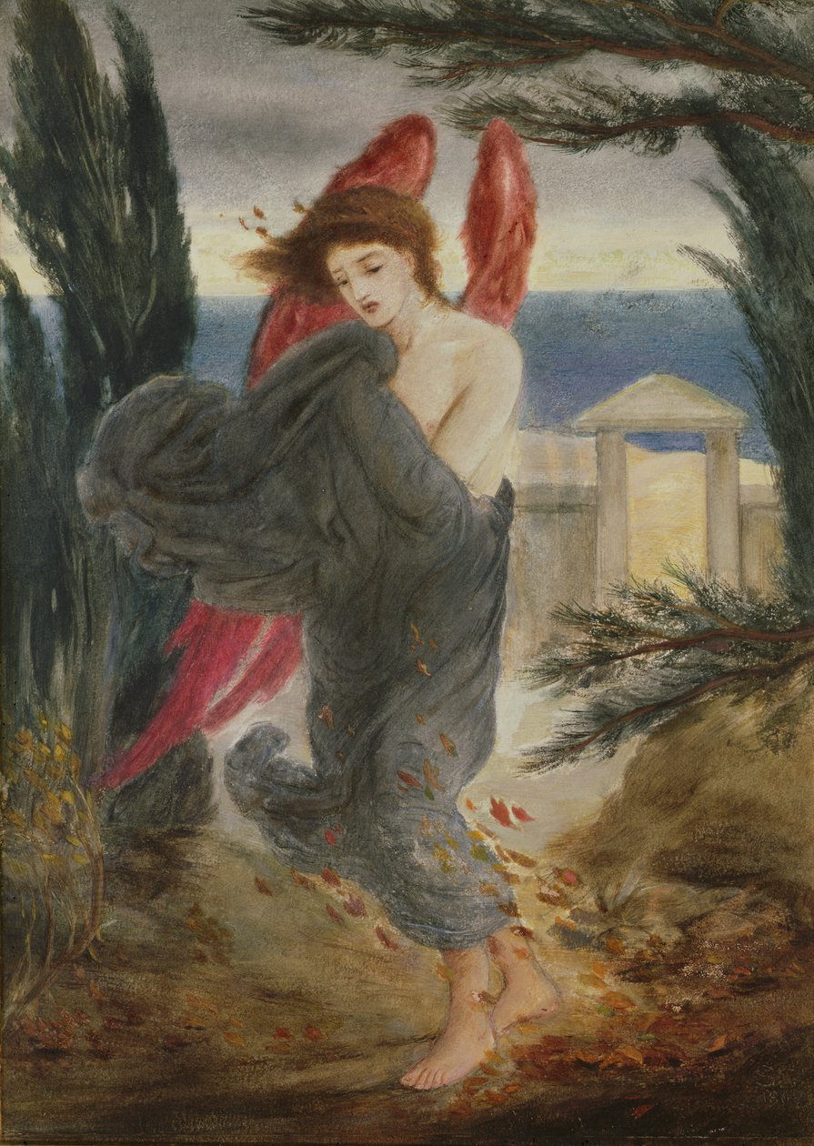 Liefde in de herfst door Simeon Solomon