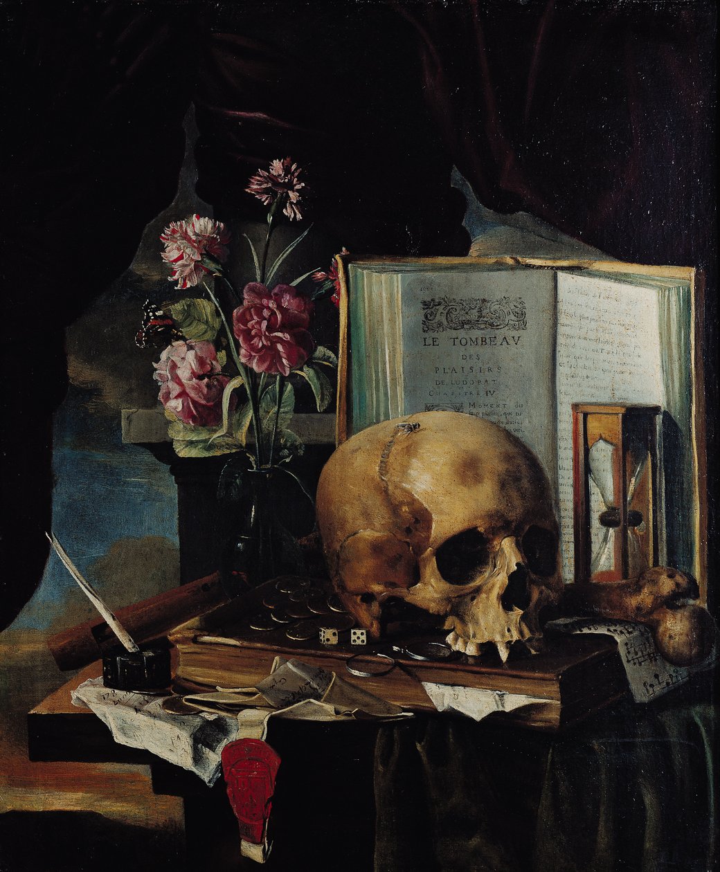 Vanitas door Simon Renard de Saint Andre