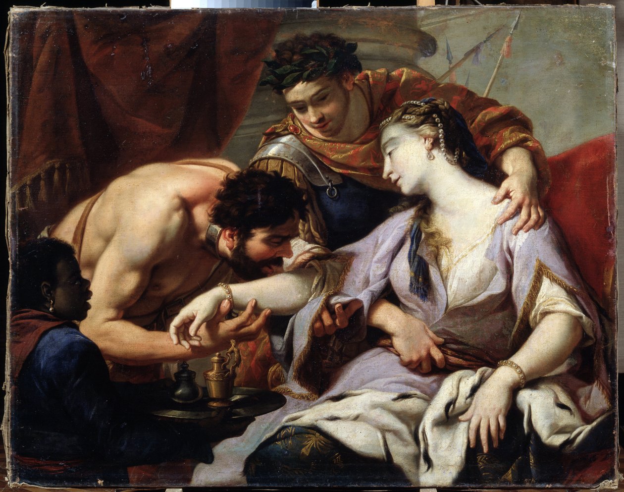 Koningin en Slaaf door Simon (circle of) Vouet