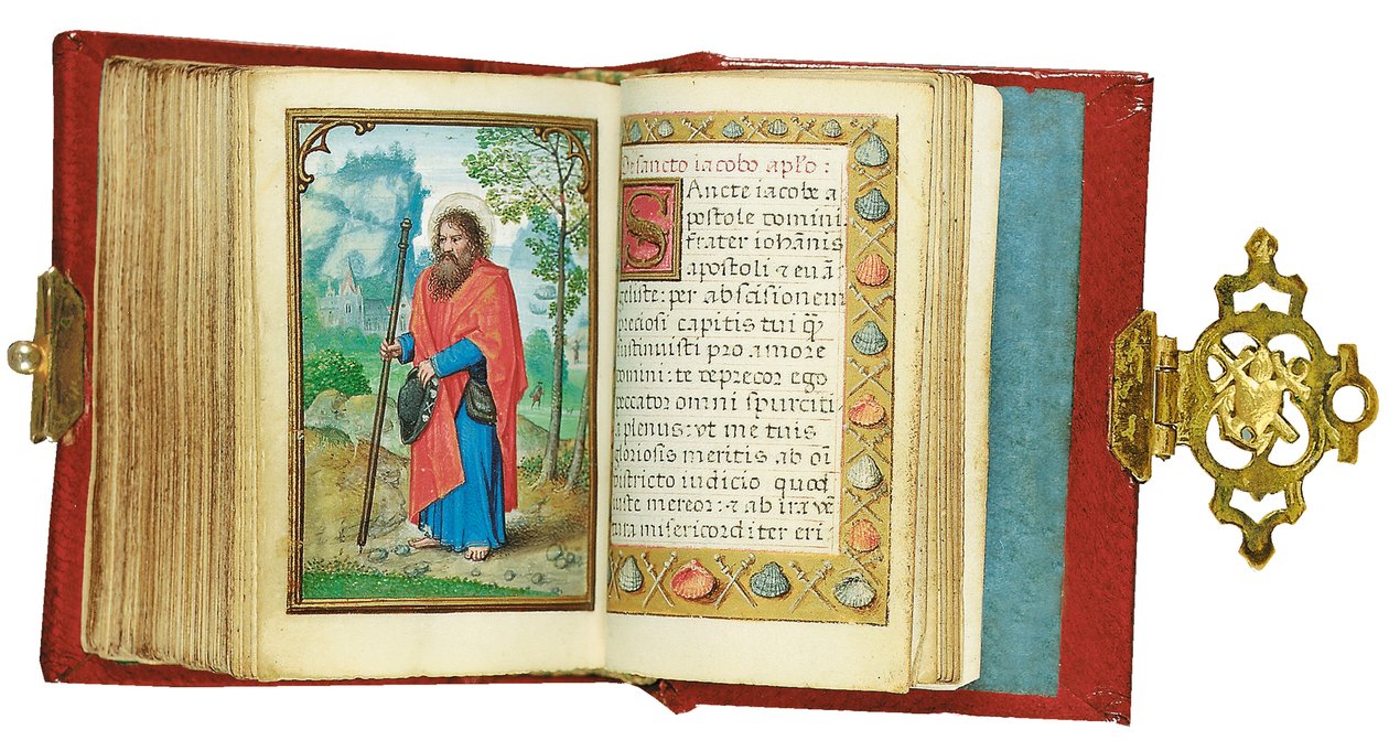 Folio uit een miniatuur Getijdenboek, gebruik van Rome, Brugge, 1530-35 door Simon Bening