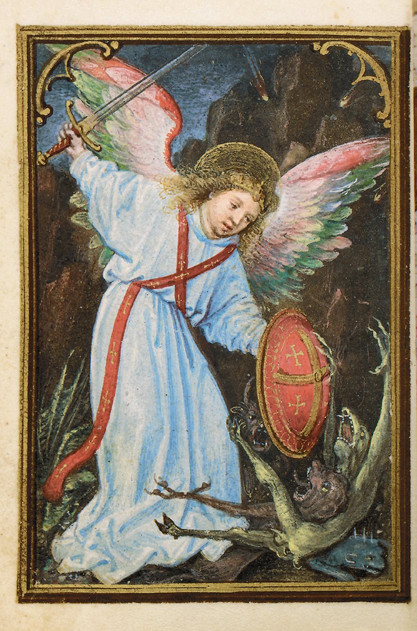 Folio uit een miniatuur Getijdenboek, gebruik van Rome, Brugge, 1530-35 door Simon Bening