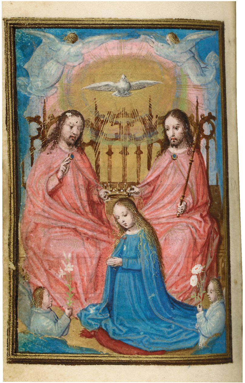 Folio uit een miniatuur Getijdenboek, gebruik van Rome, Brugge, 1530-35 door Simon Bening