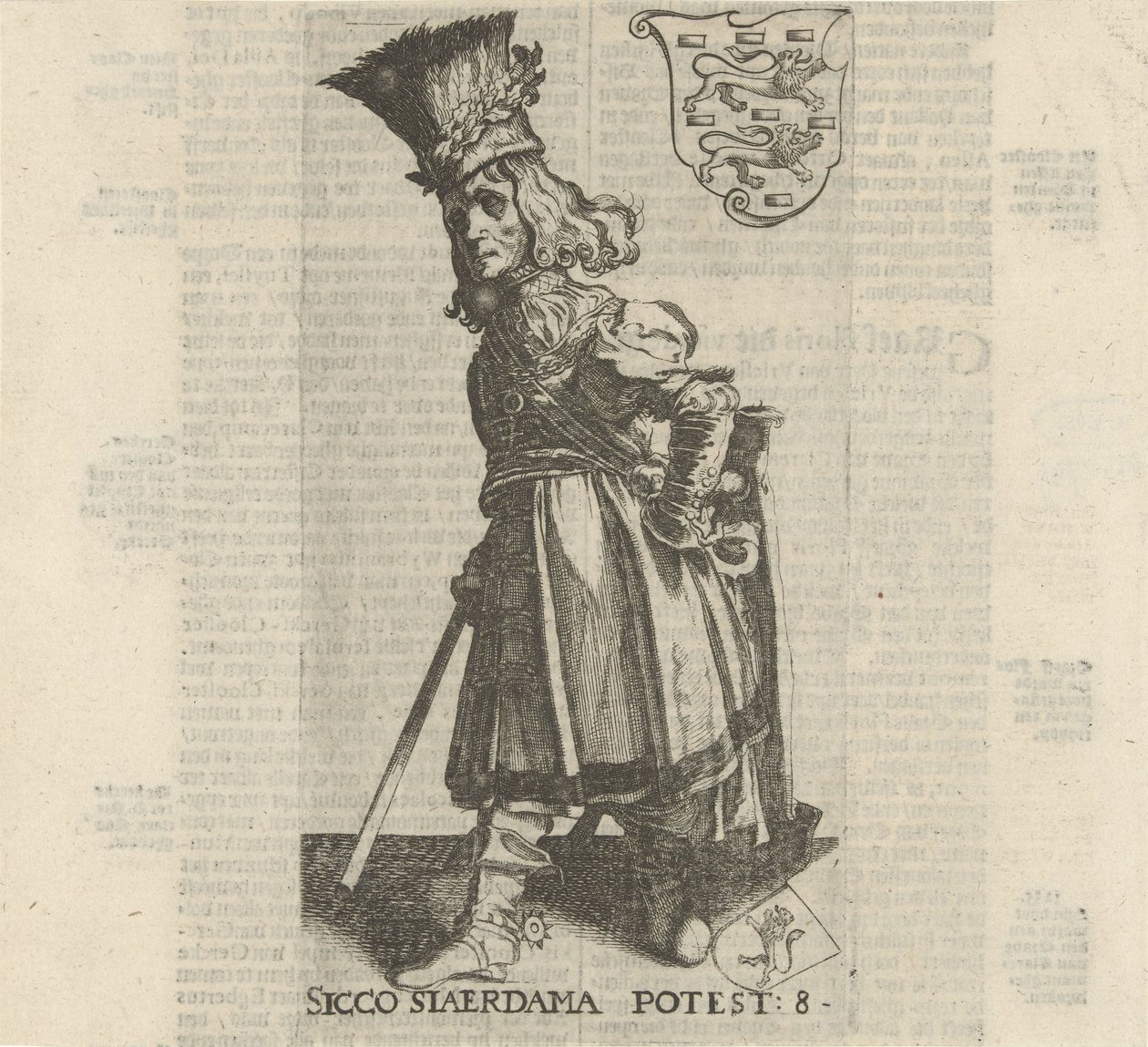 Sicko Sjaerdema door Simon Frisius