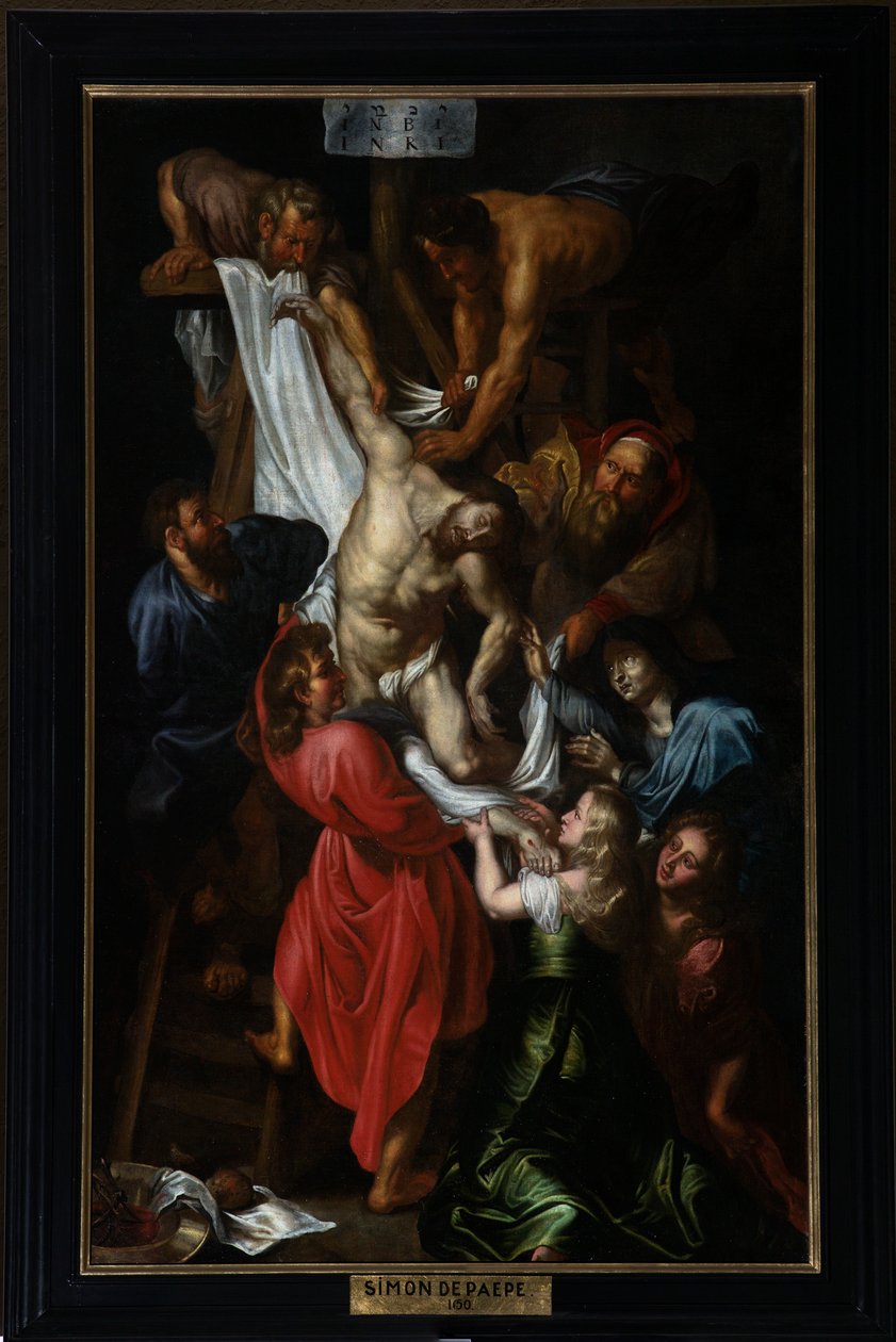 Parochiekerk Sint-Pieter. Kruisafneming door Simon II de Pape