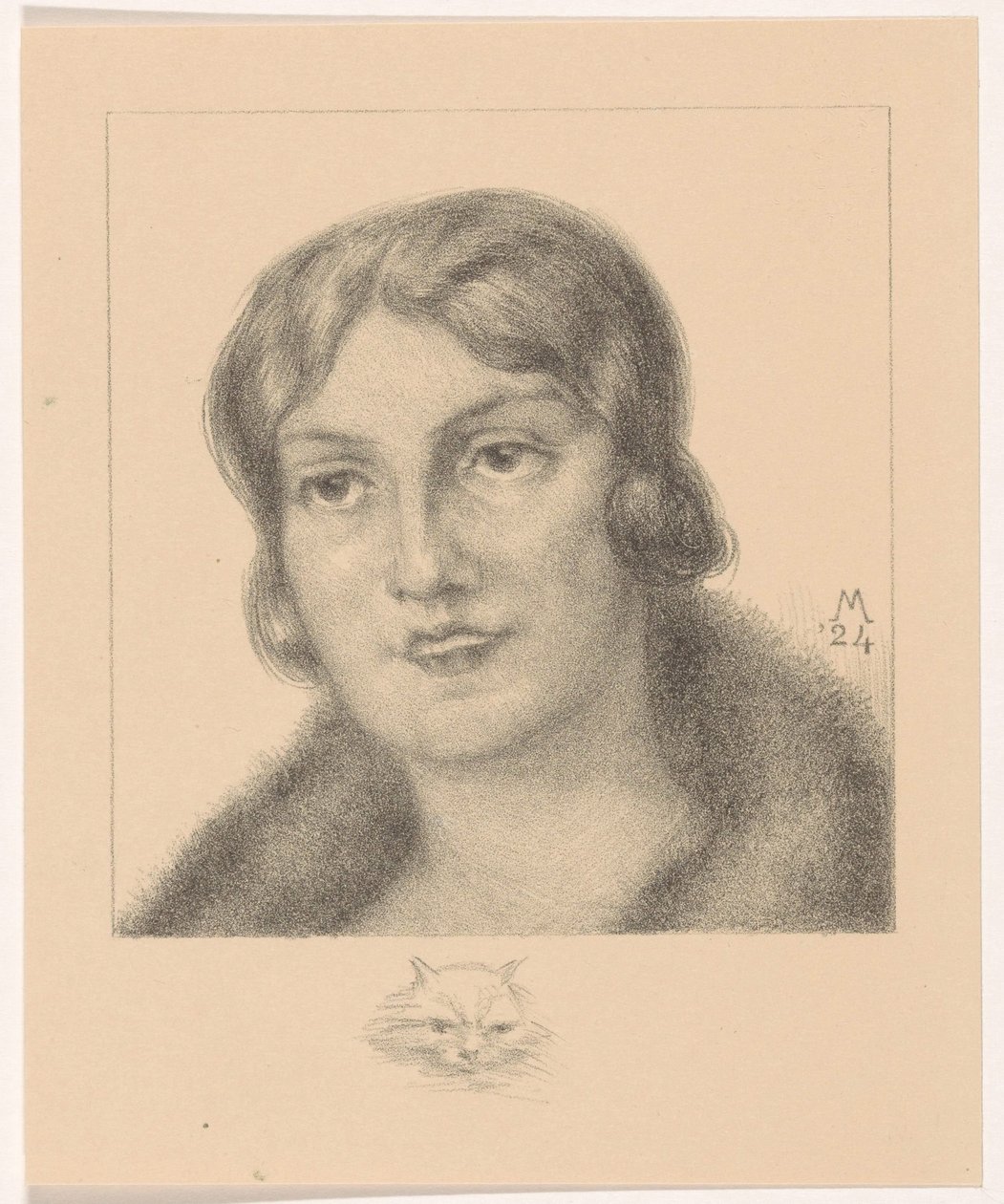 Portret van mevrouw van Tienhoven-Hoyack door Simon Moulijn