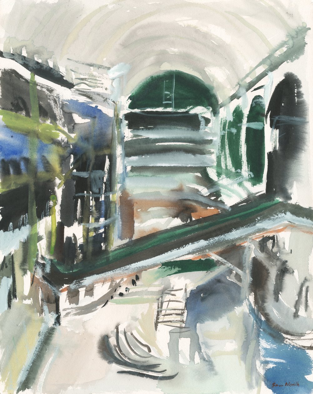 Winkelcentrum, 2019 door Simon Neville