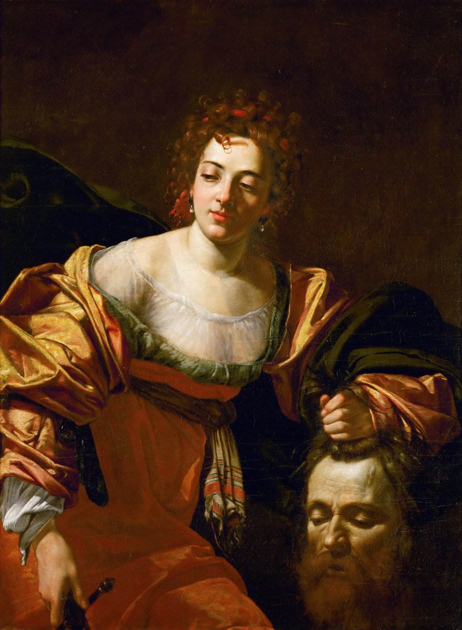 Judith met het hoofd van Holofernes door Simon Vouet
