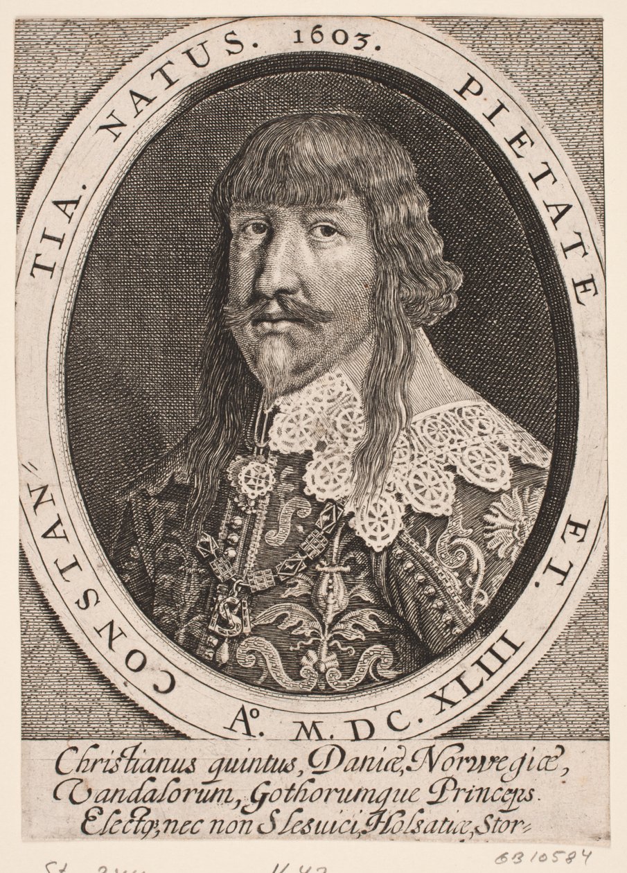 De uitverkoren prins Christian door Simon de Pas