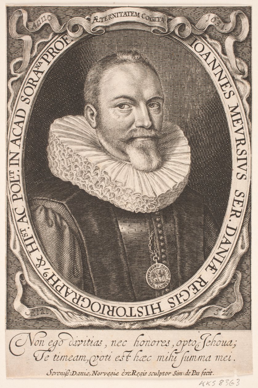 Johannes Meursius, koninklijk historiograaf door Simon de Pas