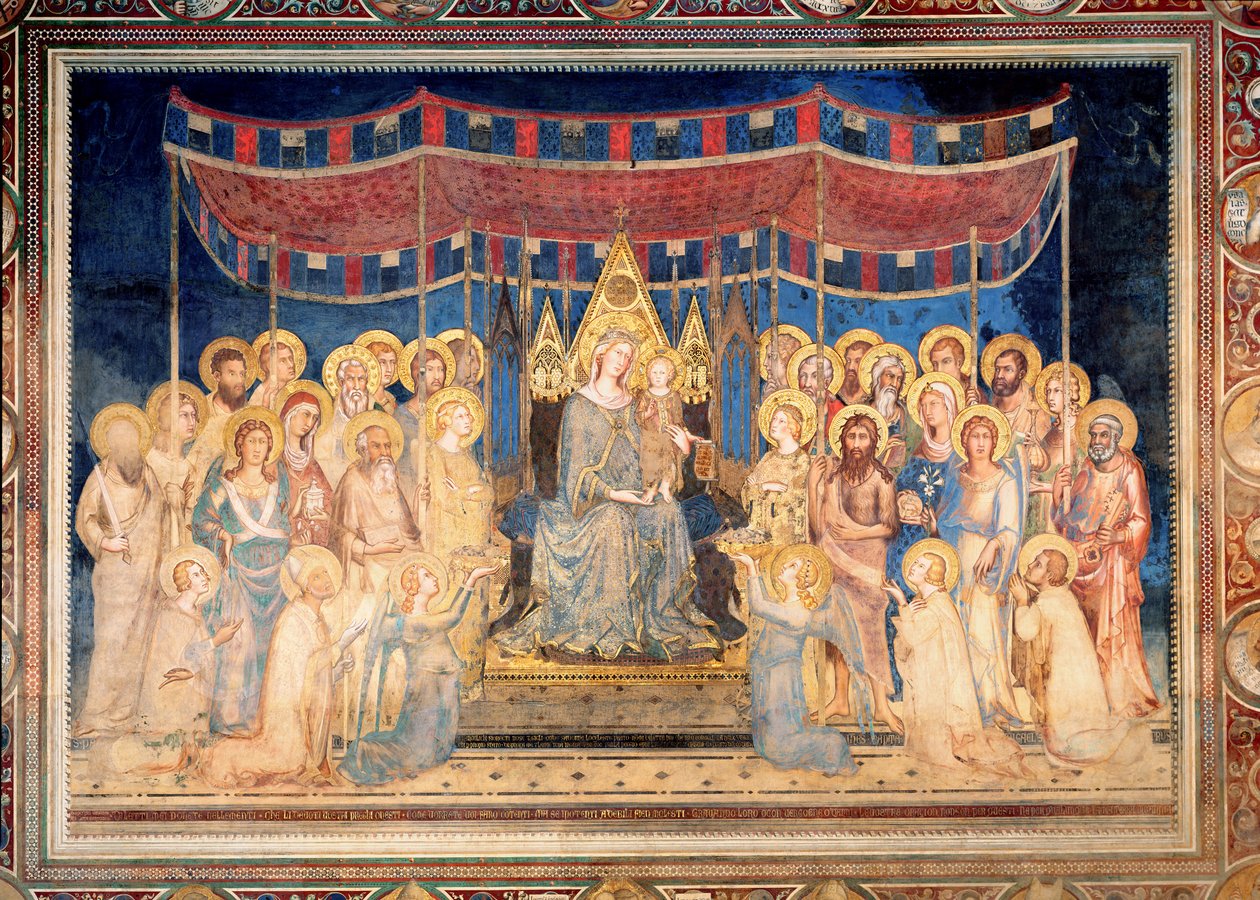 Maesta, 1315 door Simone Martini