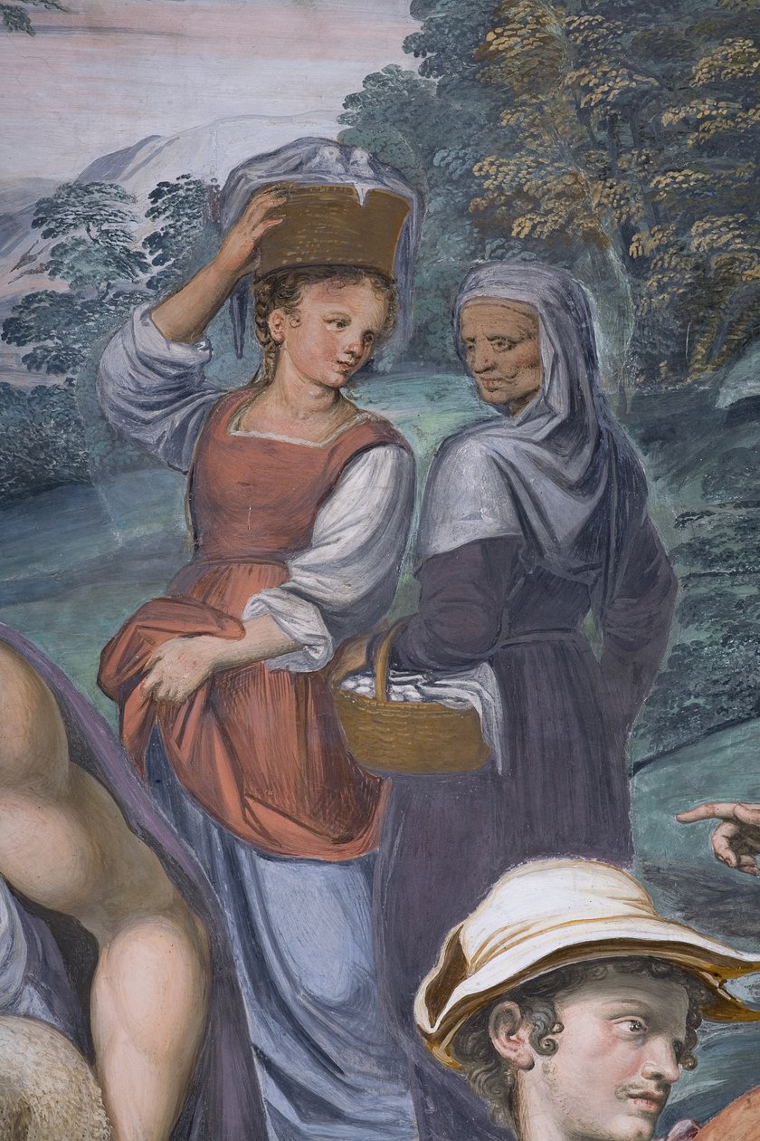 Aanbidding van de Herders, 1578-82 door Simone Veneziano Peterzano