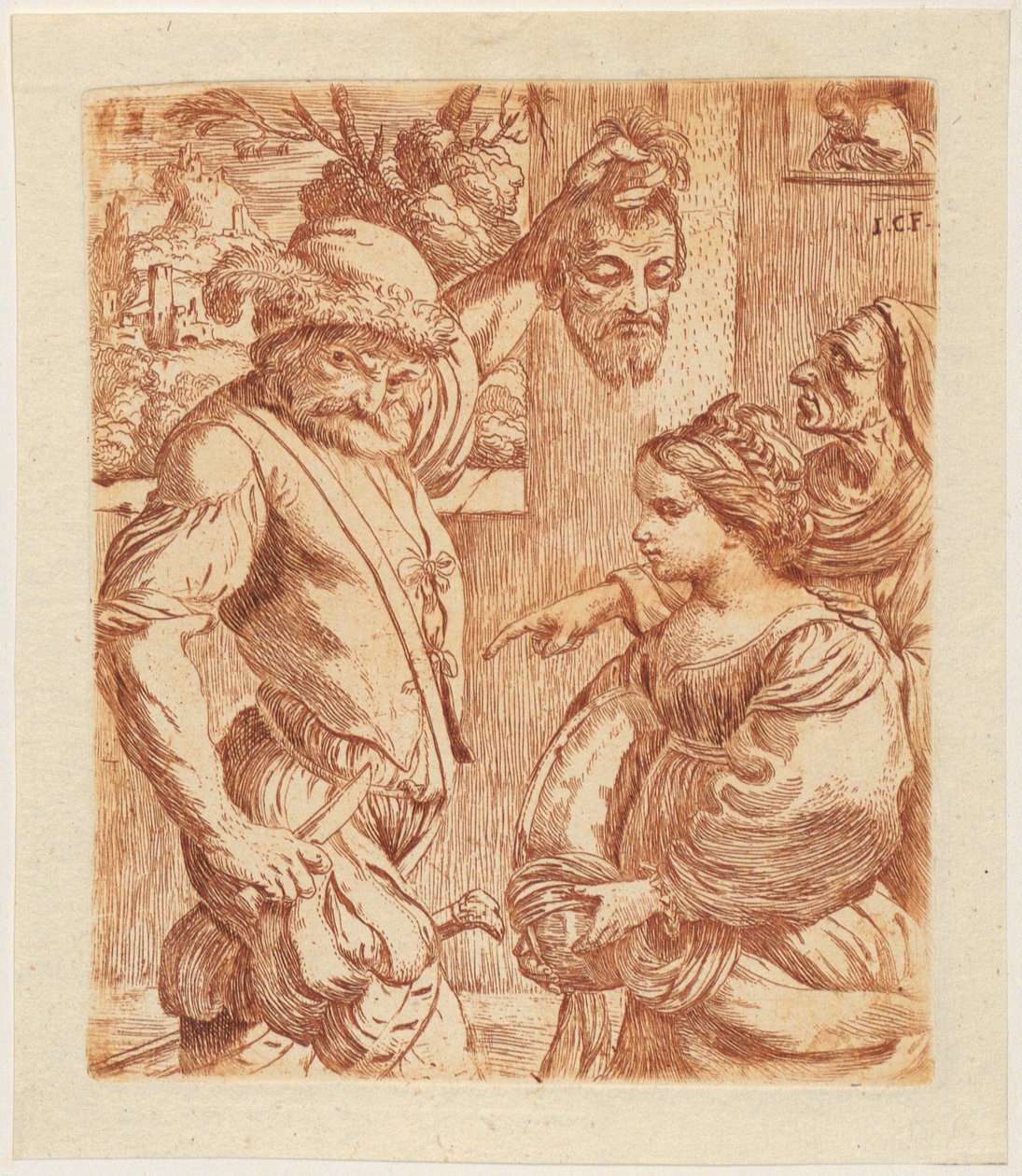 Heiliger Antonius von Padua door Simone Cantarini