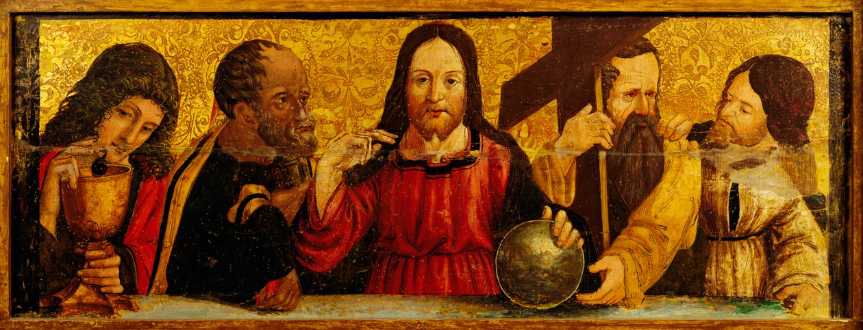 Laatste Avondmaal (detail) door Simone da Firenze